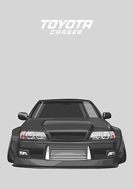 TOYOTA CHASER JZX100 BLACK