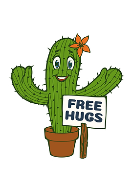 Free Hugs Cactus