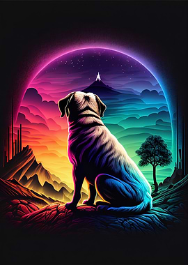 Beautiful animal Pug dog