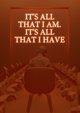 Its All Orange 3D Quote