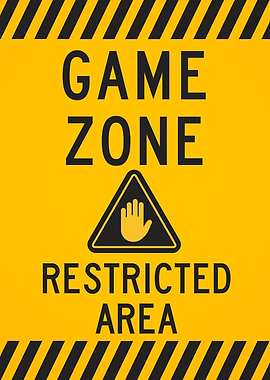Game zone restricted area