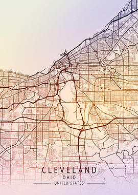 Cleveland Ohio City Map