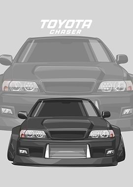 TOYOTA CHASER JZX100 BLACK