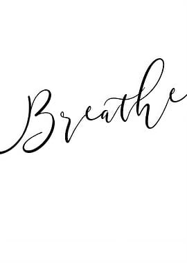 Typography Breathe