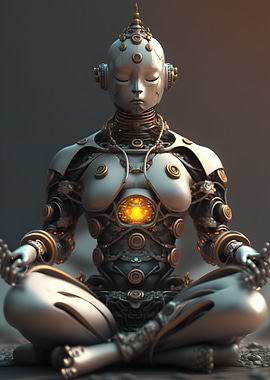Meditating Robot