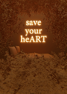 heART Brown 3D Quote