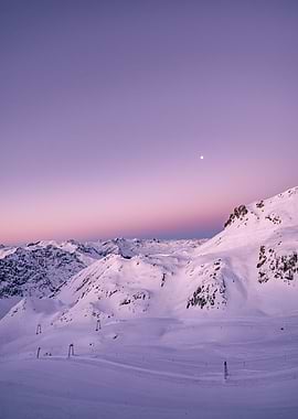 Purple mountains davos