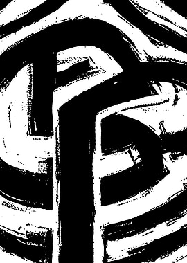 Black and White Abstract