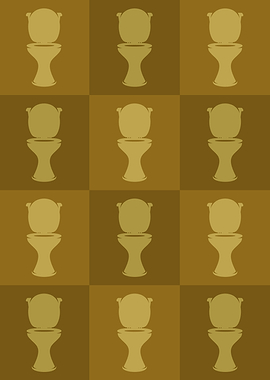 Toilet Icons Pop Art