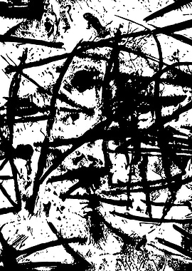 Black and White Abstract