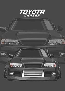 TOYOTA CHASER JZX100 BLACK