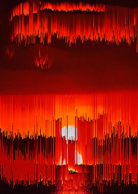 Sunset Glitch 1