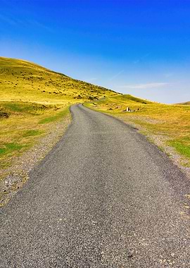 Landscape mountains scene