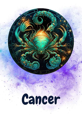 Elegant Cosmos Zodian Sign