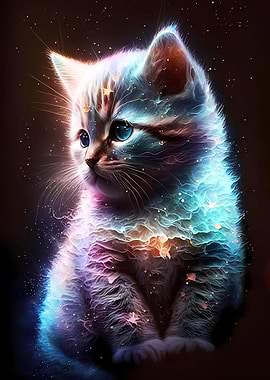 Cute Nebula Kitten