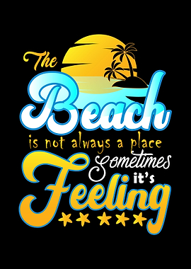 The beach is not always