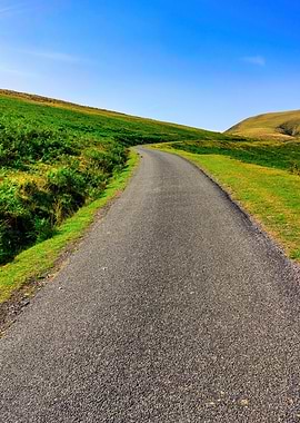 Landscape mountains scene