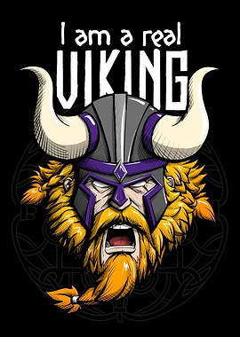ANGRY VIKING HEAD