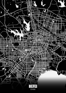 Hefei China Dark Map