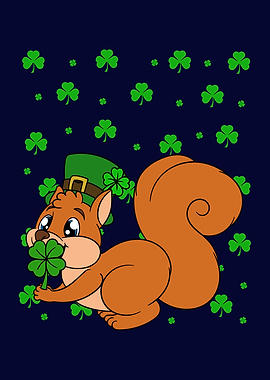 Squirrel St Patricks Day