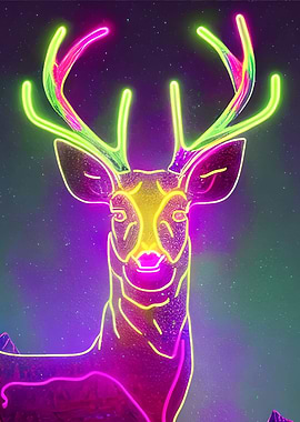 Neon Deer