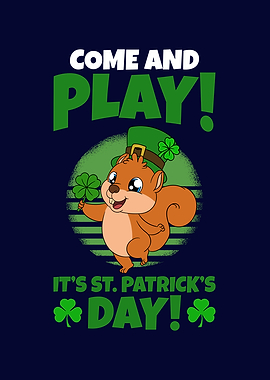 Squirrel St Patricks Day