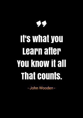 John Wooden quotes
