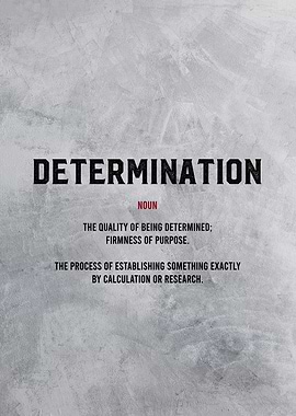 determination