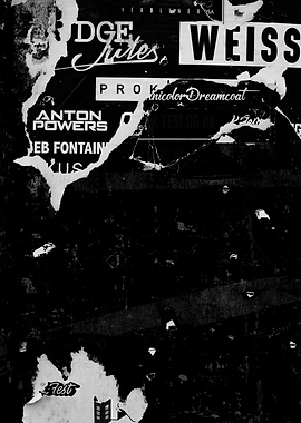 black board white letters