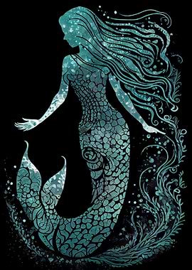 Mermaid Silhouette