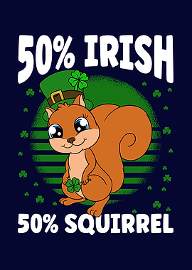 Squirrel St Patricks Day