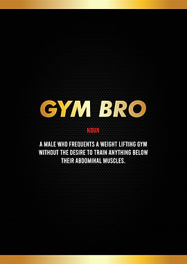 gym bro