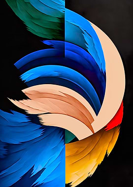 Rainbow Feathers