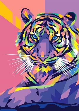 Tiger Pop Art