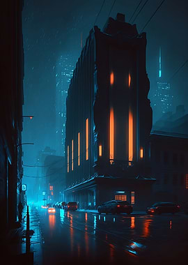 Cyberpunk Neon City