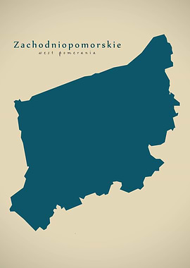 Zachodniopomorskie map