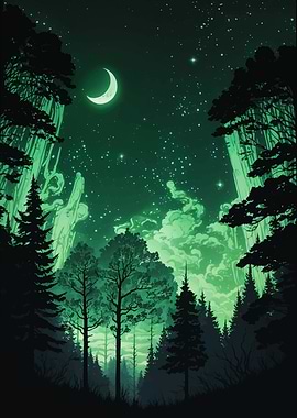 Green Forest Nights