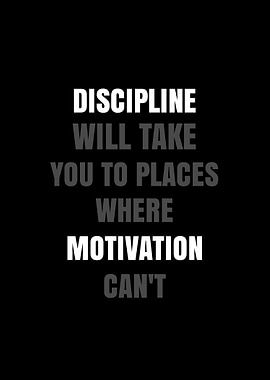 Discipline Inspirational