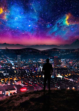 Star Gazing Above The City