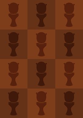 Toilet Icons Pop Art