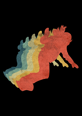 Snowboard Girl Downhill