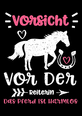 Vorsicht Vor Der Reiterin