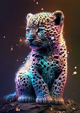 Cute Universe Baby Leopard