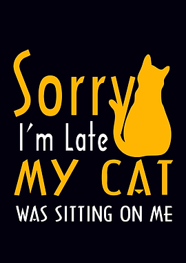 My Cat Was Sitting On Me