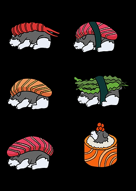 Miniature Schnauzer Sushi