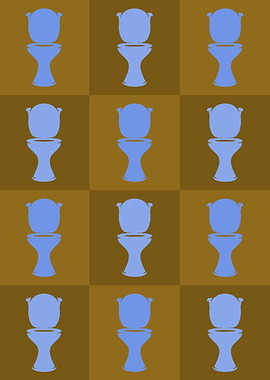 Toilet Icons Pop Art