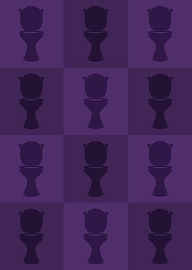 Toilet Icons Pop Art