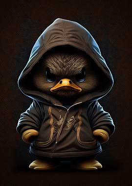 Hoodie Angry Duck