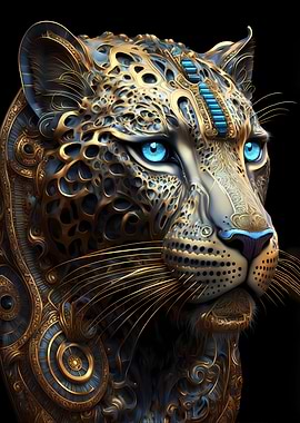 Mystical Cosmic Leopard
