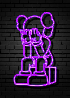 Neon Kaws